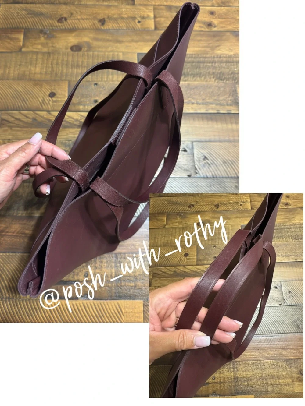 Madewell Medium Essentials Leather East/West Tote